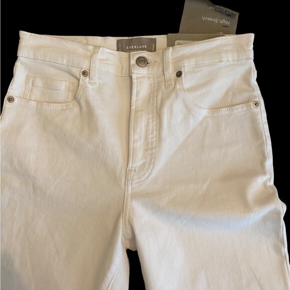 Everlane The high rise skinny jean, white, high stretch size 27 Reg. NWT - Picture 5 of 11